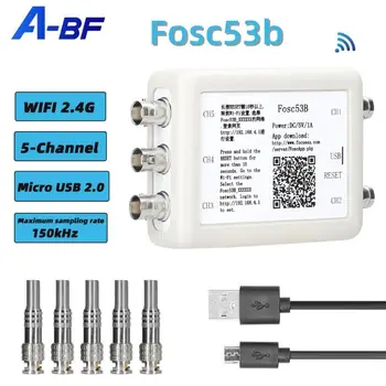 Беспроводной Wi-Fi A-BF 5-канальный USB-осциллограф Fosc53b для виртуального хранения данных, регистратор сбора данных, портативные инструменты для обслуживания автомобилей