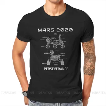 Mars 2020 Space Explorers Perseverance Rover Классическая Футболка Новое Поступление С Графическим Рисунком Для Мужчин Винтажные Летние Мужские Топы Хлопковая Футболка
