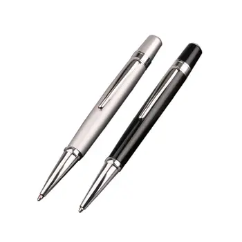 Роскошная мини-металлическая шариковая ручка с роликом 1,0 мм, черные чернила, принадлежности для бизнес-школы, прямая поставка