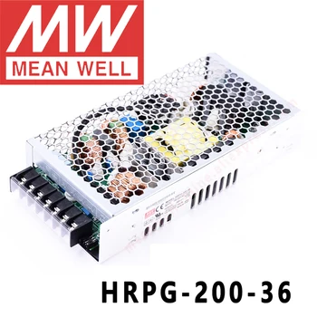 Оригинальный MEAN WELL HRPG-200-36 36V 5.7A meanwell HRPG-200 36V 205W с Одним Выходом с функцией PFC