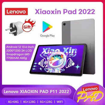 Планшет Lenovo Tab P11 Global Xiaoxin Pad P12 2022 Pad128GB 64GB 10,6 Экран Snapdragon 680 Восьмиядерный 7700mAh
