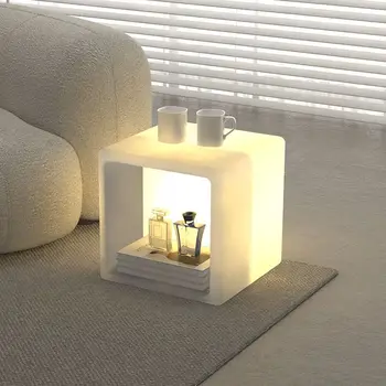 Тумбочки для хранения в скандинавском стиле в гостиной, Роскошная мебель для спальни, Бытовой Многофункциональный Диван, стол с атмосферной лампой, шкафчик