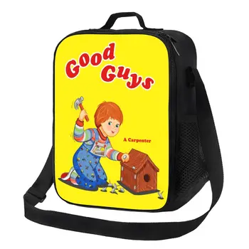 Хорошие парни, Чаки Карпентер, Термоизолированная сумка для ланча, Женская детская игра, Переносной контейнер для ланча, коробка для хранения Бенто