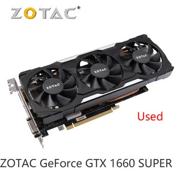 Используемые видеокарты ZOTAC GeForce GTX 1660 SUPER X-GAMING GPU Map Для NVIDIA GTX1660S 6GB 12nm 1660 GTX 1660S Игровая видеокарта