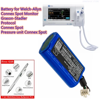 Медицинская батарея BATT22, OM11878, 901000, TM78370 для точечного монитора Welch-Allyn Connex, Grason-Stadler, Протокол, Устройство измерения давления
