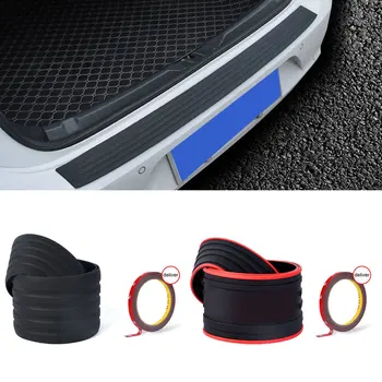 Защита от царапин, накладка на порог багажника автомобиля, Универсальная защита заднего бампера, резиновые молдинги, накладка на накладку для стайлинга автомобилей