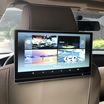 2023 НОВЫЙ логотип бренда автомобиля, выделенный стиль пользовательского интерфейса, 12,5-дюймовый монитор подголовника Wifi Android 12 для развлекательной системы Infiniti на заднем сиденье