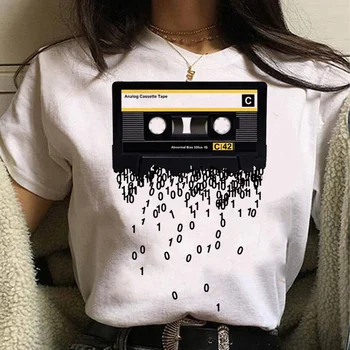 Смерть кассетной ленты футболка женская аниме футболка женская одежда с комиксами