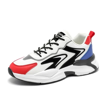Мужские кроссовки для бега, Дышащая удобная спортивная обувь из мягкой сетки, Модный тренд, обувь для тренировок по бегу трусцой, ходьбе