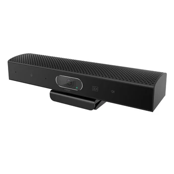 Aibecy 2K USB Веб-камера 3-в-1 HD Камера для видеоконференцсвязи с микрофоном и динамиком AI Отслеживание лица Автофокусировка на 360 ° Звукосниматель голоса