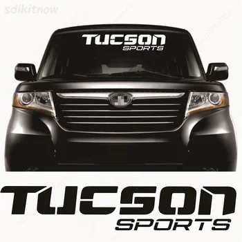 80x15 см Виниловая спортивная наклейка на лобовое стекло нового автомобиля, Светоотражающая Наклейка, Аксессуары для укладки и украшения Hyundai Tucson