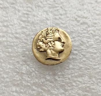 G (64) Греческие древние позолоченные копии монет
