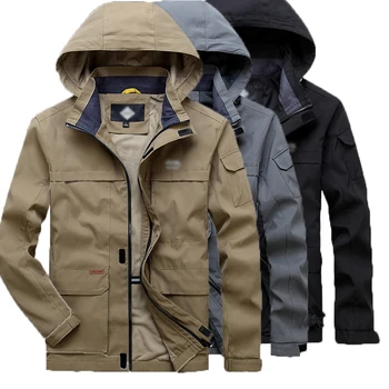 2021 Тактические куртки, мужские ветровки на молнии, Весенние военные повседневные пальто с капюшоном, мужская Дышащая облегающая верхняя одежда