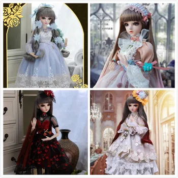 Кукла Kilig 60 см кукла Doris 1/3 BJD Кукла женская пластиковая шарнирная подвижная кукла
