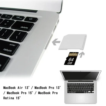 Устройство чтения карт памяти 64G Mini Drive SD Card Reader Writer Адаптер для преобразования Micro SD/TF в SD для MacBook Mac Air 180510