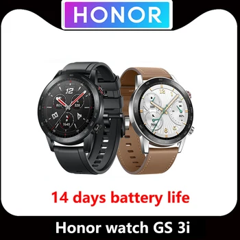 Новые смарт-часы Honor watch GS 3i для определения содержания кислорода в крови, срок службы батареи 14 дней, Плавание, Водонепроницаемые виды спорта, обнаружение кислорода