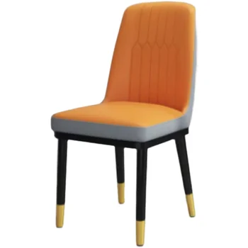 Кресло со спинкой для скандинавской столовой Современное уличное кресло для взрослых Тумбочка для спальни в отеле Минималистский стол и стулья Набор мебели