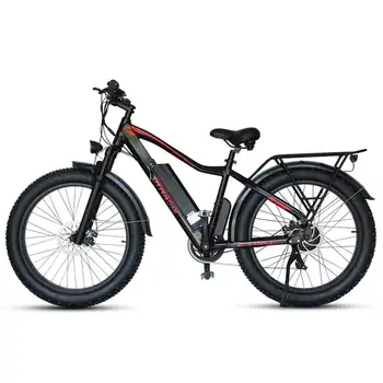 Место на складе в США, Оптовая продажа, мощный 26-дюймовый взрослый дешевый велосипед, Толстая шина, Горный Электрический велосипед, велосипед