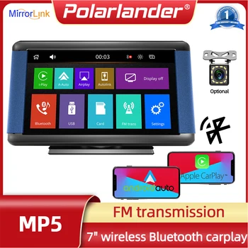 7-дюймовый автомобильный мультимедийный MP5-плеер Проводной / беспроводной CarPlay с функцией заднего вида Android Auto с проводным / беспроводным отображением экрана Bluetooth