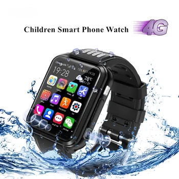 Смарт-часы 4G для детей, GPS-трекер, двойная камера 1080mAh, видеозвонок Facebook, водонепроницаемые Новые детские умные часы