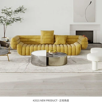 Легкое, роскошное, креативное сращивание тканевого дивана-банана итальянская атмосфера современная простая квартира дизайнер Nordic Internet c