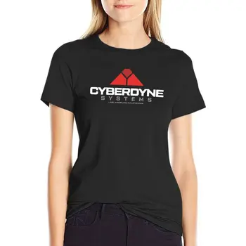 Футболки Cyberdyne Systems, футболки большого размера, однотонные футболки для женщин