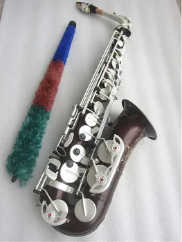 Новый альт-саксофон Eb Flat из старинной меди Профессиональный музыкальный инструмент для саксофона с футляром и аксессуарами
