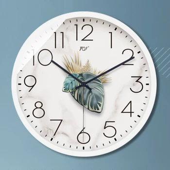 Настенные часы Nordic Design Для детской комнаты, Милые Креативные Бесшумные Минималистичные настенные часы для гостиной Horloge Home Decor Luxury YY50WC