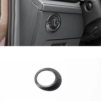 регулировочное кольцо переключателя фар автомобиля с хромированной отделкой для volkswagen sagitar jetta a7 2019 2020 2021 2022 2023 аксессуары для интерьера авто