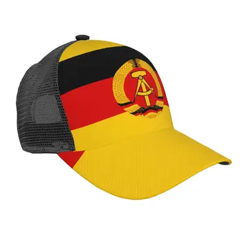Кепка унисекс, повседневная сетчатая бейсболка С флагом Германии, регулируемая бейсболка-кепка для дальнобойщика в стиле хип-хоп