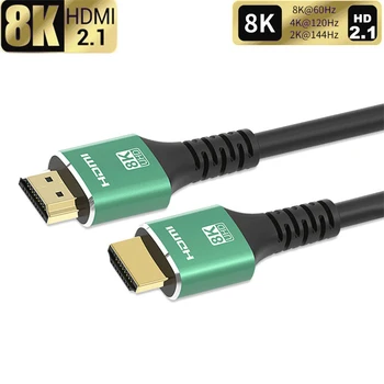50шт 8K @ 60HZ HDMI 2.1 Кабель 1.5М 3М 5М От Мужчины к мужчине HDR Видео HDMI Кабель 8K Для Проектора ТВ Монитора Ноутбука Усилителя PS4 PS5