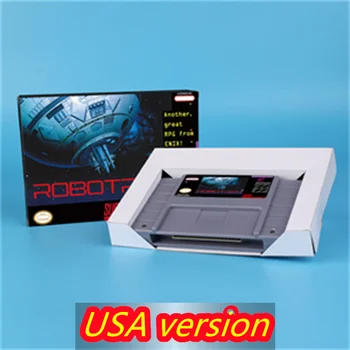 для 16-битной игровой карты Robotrek (экономия заряда батареи) для игровой консоли SNES версии NTSC в США