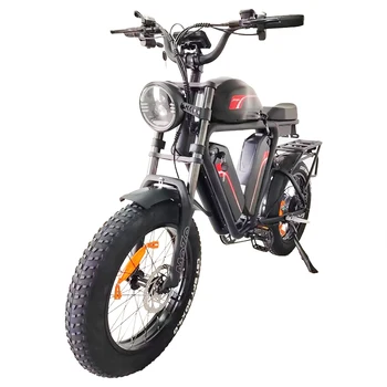 Двигатель YINGKE 52v 1000w Bafang Аккумуляторы емкостью 70 ач Электрический гибридный велосипед Ebike с полной подвеской Fat Tire