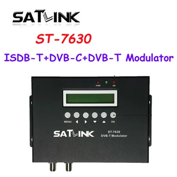 [Подлинный] SATLINK ST-7630 DVB-T ISDB-T DVB-C Модулятор Бразилия 1 Маршрут MPEG2 MPEG4 S vs T-7632 модулятор Приемник Источник сигнала