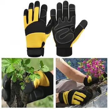 Нескользящие износостойкие перчатки с полными пальцами для скалолазания, велоспорта, садоводства
