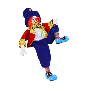 Плюшевая Кукла-Клоун в стиле ретро, Подарок для украшения прикроватной тумбочки для взрослых и детей