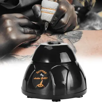 Модный шейкер для пигмента татуировки Портативный Черный миксер для татуировки с зарядным устройством для защиты от брызг, Машина для встряхивания краски для татуировки