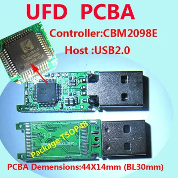 CBM2098E UFD PCBA, USB флэш-накопитель PCBA, USB2.0 TSOP48, контроллер флешки, наборы UFD 
