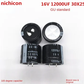 (1ШТ) 16V12000UF 30X25 Электролитический конденсатор nichicon Nikicon 12000UF 16V 30*25