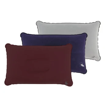 3 Цвета Наружная портативная складная воздушная надувная подушка Двусторонняя флокированная подушка для путешествий в самолете, подушка для сна в отеле
