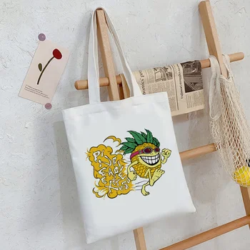 сумка для покупок с ананасом, сумка для покупок bolso, холщовая сумка многоразового использования, bolsa compra sacola, сетка для покупок cabas
