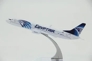 модель самолета 1:400 B737 Egypt aviation самолет B737 -800 Металлическая имитационная модель самолета для детских игрушек Рождественский подарок