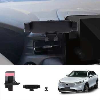 Автомобильный держатель мобильного телефона Поддержка вентиляционного отверстия Подставка для GPS Навигационный кронштейн для Honda HRV Vezel 2022 2023 Аксессуары