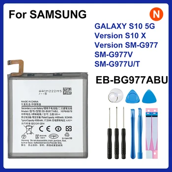 Оригинальный Аккумулятор SAMSUNG EB-BG977ABU 4500 мАч Для Samsung GALAXY S10 5G Версии S10 X Версии SM-G977 SM-G977V SM-G977U/T