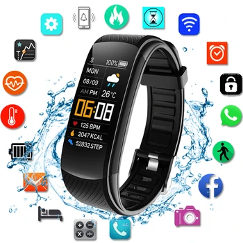 Спортивные смарт-часы SH01, фитнес-трекер, смарт-часы, женский Bluetooth-браслет для Android IOS, электронные водонепроницаемые наручные часы