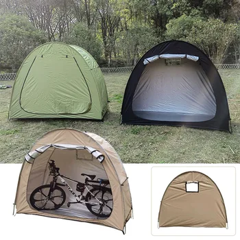 Велосипедная палатка, Навес для хранения велосипедов на открытом воздухе, Водонепроницаемое складное укрытие для велосипедов, Садовые инструменты на открытом воздухе, Палатка для хранения велосипедов