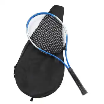 Детская теннисная ракетка Профессиональная Удобная ручка Легкая амортизирующая портативная рама из алюминиевого сплава Для начинающих теннисистов