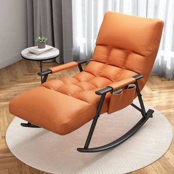 Дизайнерское кресло с откидной спинкой Кресло для отдыха Подлокотник Садовый Дворик Кресло для отдыха в спальне Терраса Sillon Мебель для дома с откидной спинкой YQ50LC