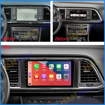 Для Seat Ateca Cupra DSP Автомобильное Радио Bluetooth WIFI Android Система Авто Стерео Carplay Мультимедийный Видеоплеер Навигация GPS 2din