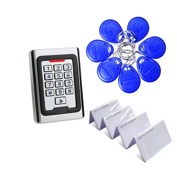 Металлическая клавиатура контроля доступа из цинкового сплава, автономная подсветка с идентификационными метками, опция